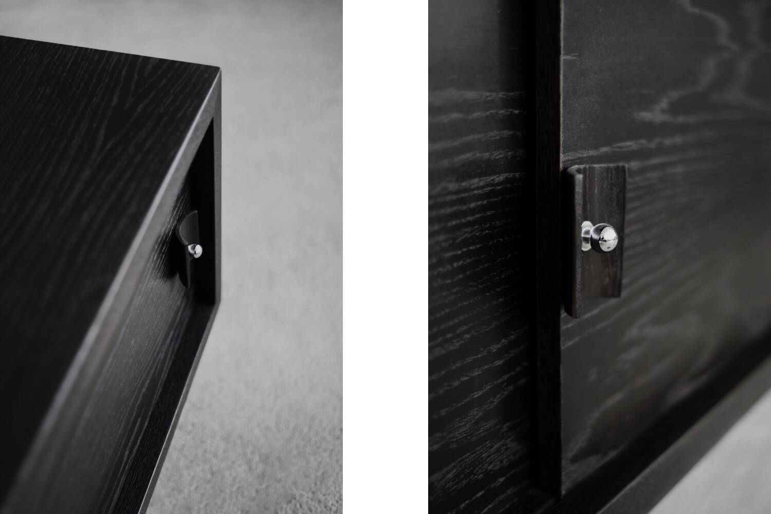 Vintage Mid-Century Scandinavian Modern Dark Oak Sideboard, 1960s