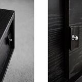 Vintage Mid-Century Scandinavian Modern Dark Oak Sideboard, 1960s