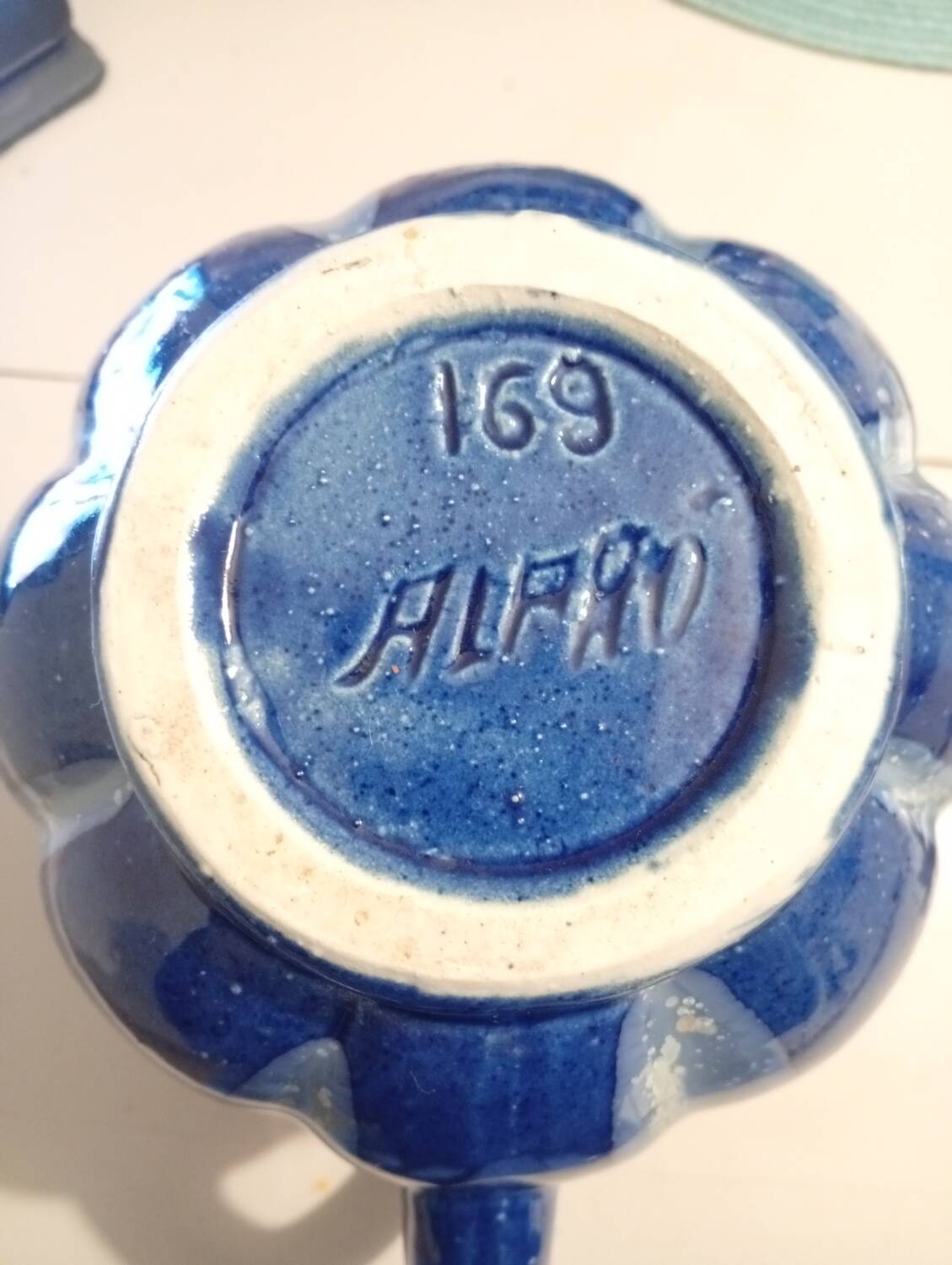 Vintage Pichet Alpho - Numbered Belgian Workshop 169. Between 1950 and 1970.