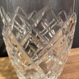 Carved crystal vase, Saint Louis, Baccarat, Bohemia