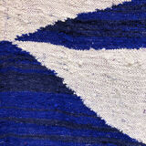 Tapis Kilim bleu