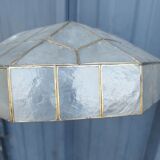 Octagonal suspension octagon lampshade mother-of-pearl pearl