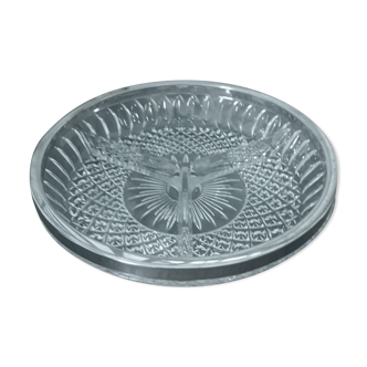 Round glass aperitif dish