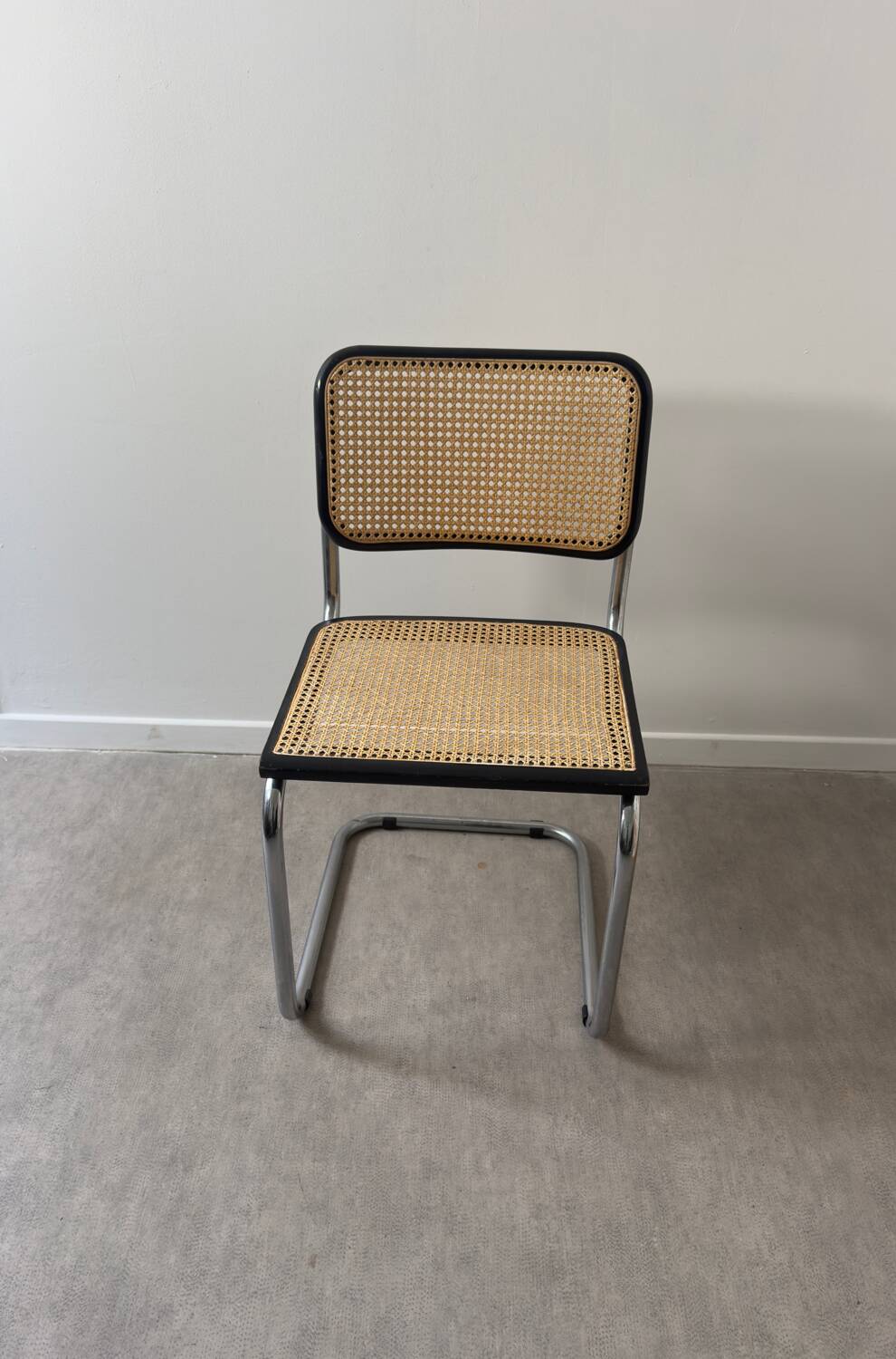 Chaise Marcel Breuer B32 Noire Made in Italy