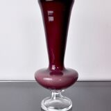 Purple vase in murano glass, Italy, 1980