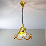 Murano glass pull down hanging light
