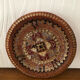2 assiettes décoratives terre cuite décor marocain faites à la main