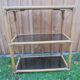 Rattan furniture, smoked shelf