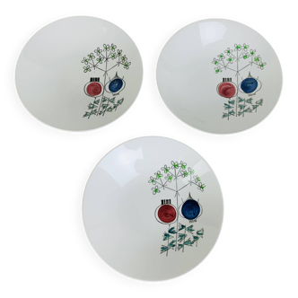 3 Pomona dishes/cups/bowls by Marianne Westman for Rörstrand Sweden