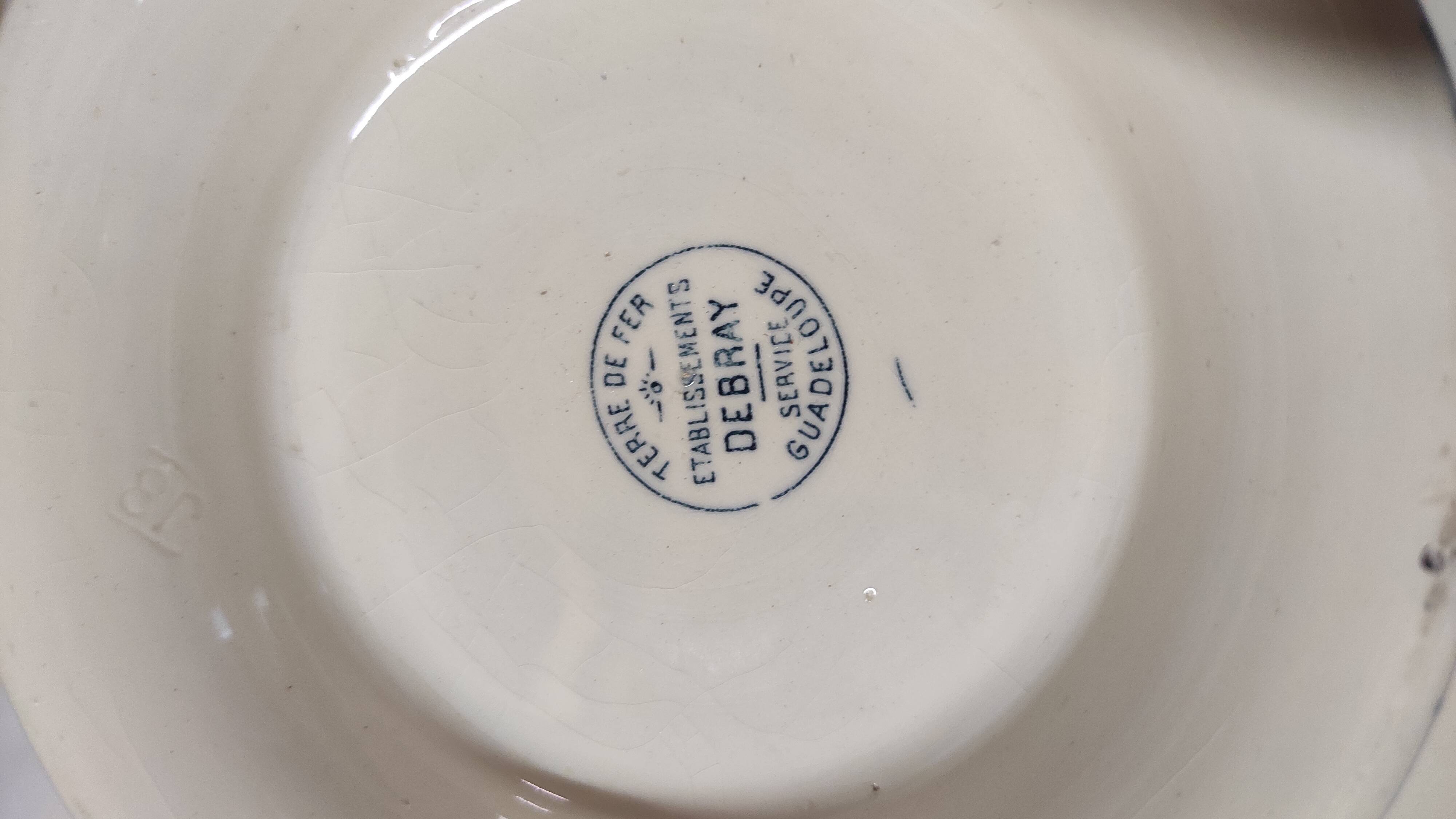 Iron Earth tureen Debray model Guadeloupe