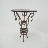 Table d’appoint en fer industriel antique