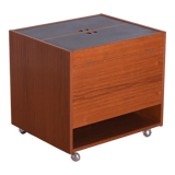 Modern teak bar cabinet from Randers Møbelfabrik, 1960s