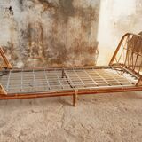 Rattan bed bench