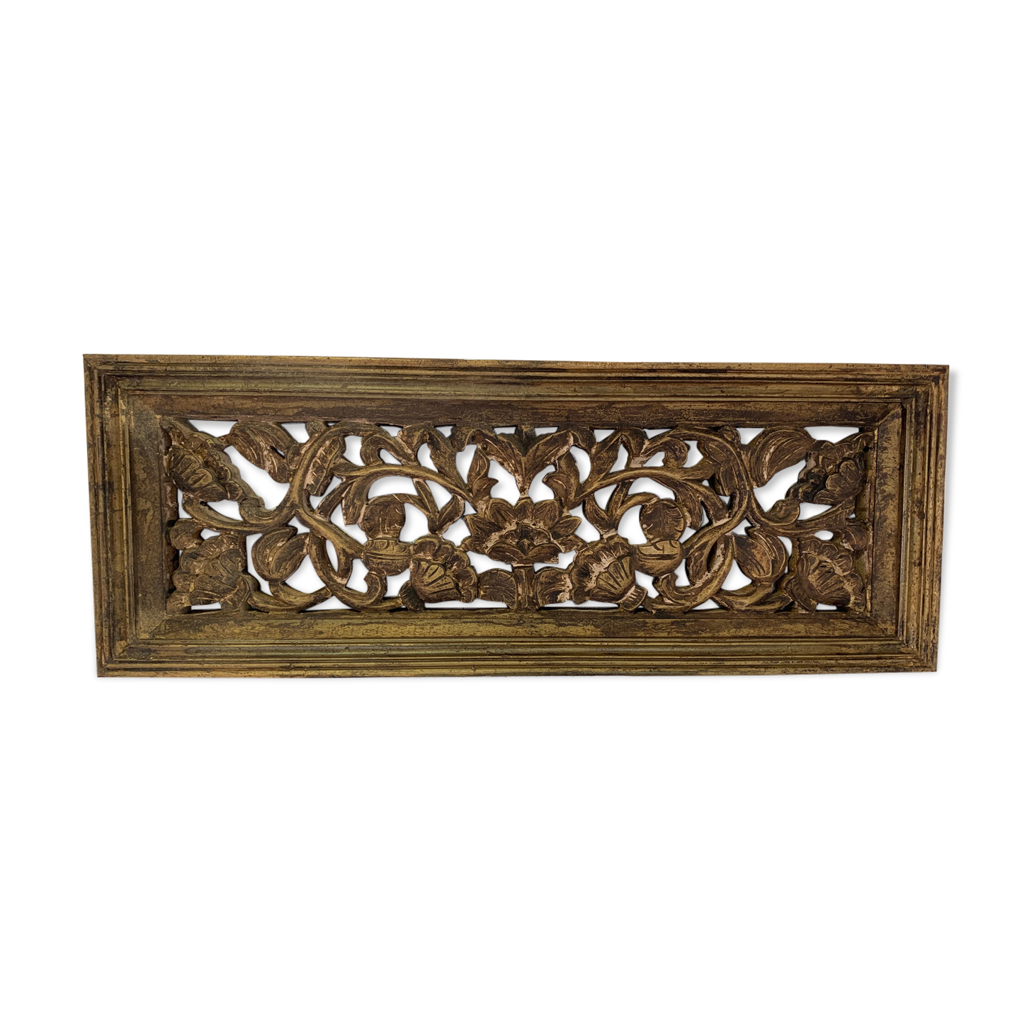 Old gilded wall decoration