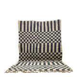 Handmade Moroccan Beni Ourain rug, size 140 x 260 cm.