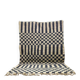 Handmade Moroccan Beni Ourain rug, size 140 x 260 cm.