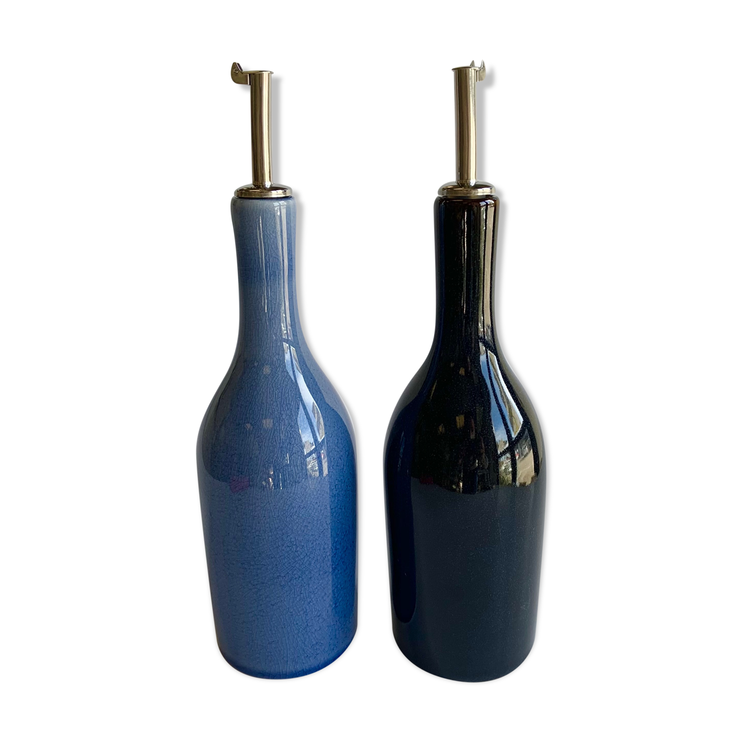 Huilier - Vinaigrier Jars Tourron Bleu