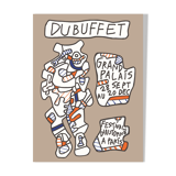 Affiche exposition Jean Dubuffet