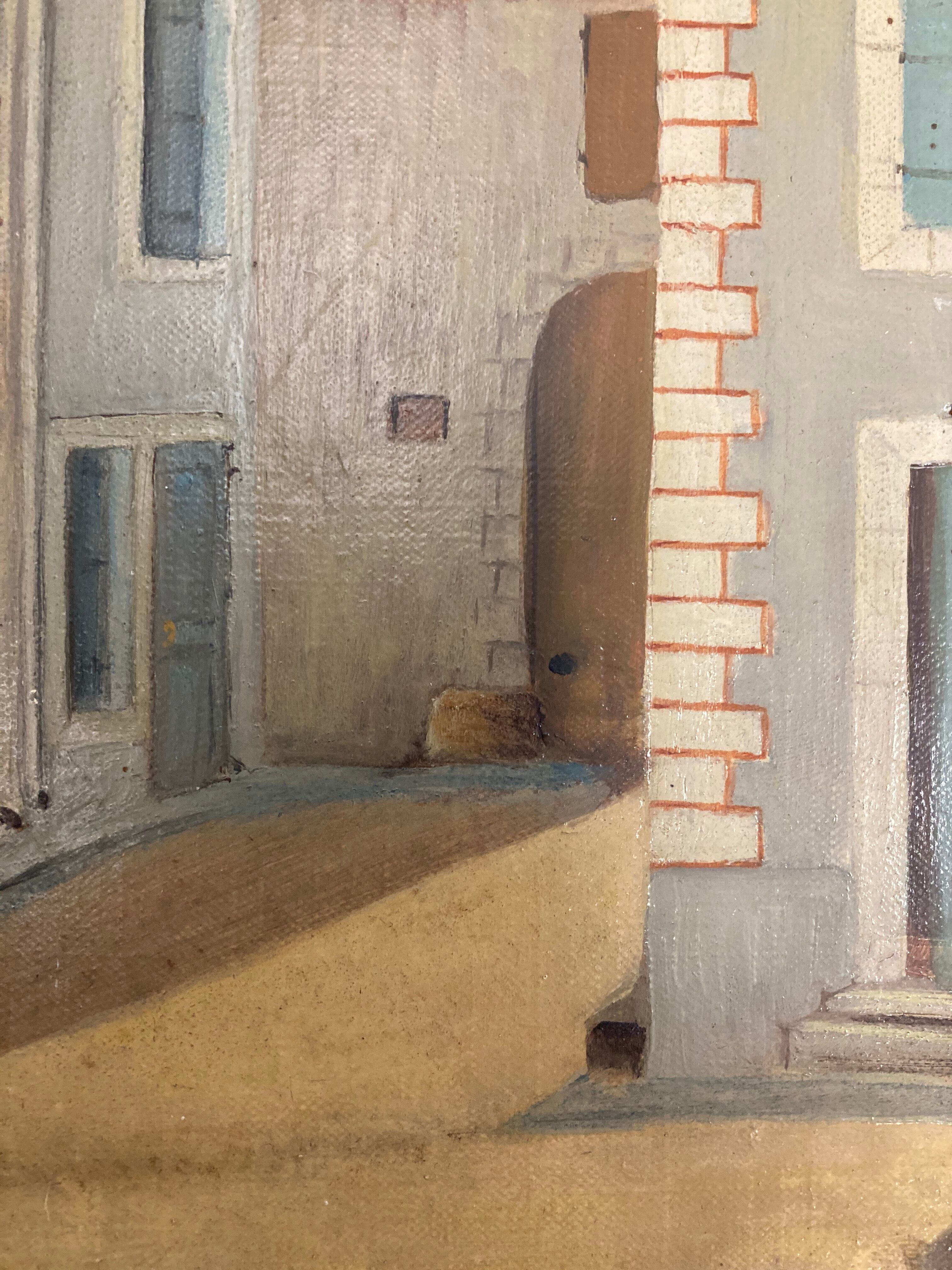 Huile sur panneau