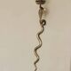 Pair of Neo-Egyptian Style Engraved Brass Wall Sconces Featuring Cobras