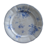 Plat rond de service Sarreguemines Flore