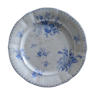 Round service dish Sarreguemines Flora