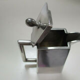 Silver metal coffee maker by B.Bohrmann for Hof Baden-Baden Frankfurt