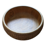 Coupe en bois sculpté fabrication artisanale décoration ethnique tribal