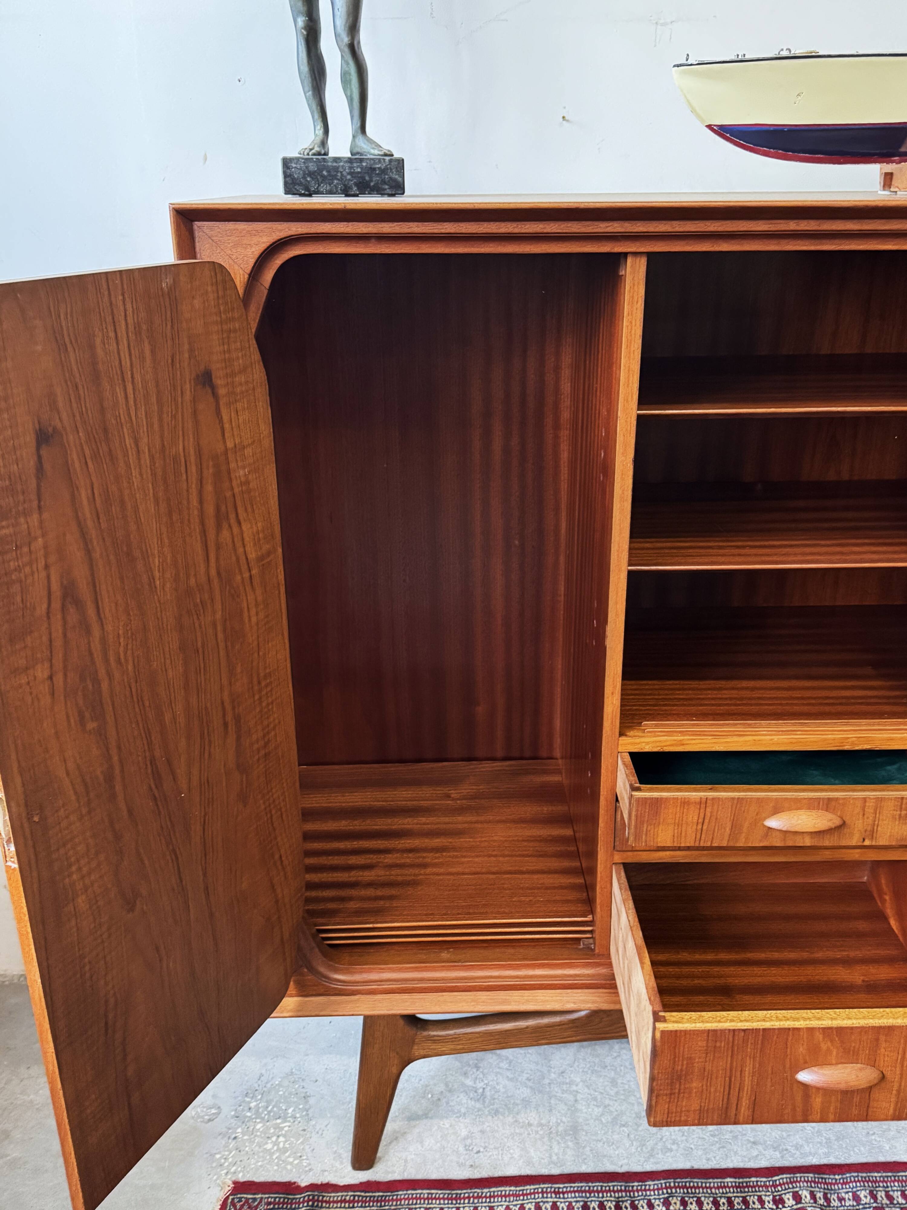 Teak Chest of Drawers, Denmark 1950s, Mid-Century Modern, Vintage