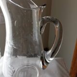Carafe en verre soufflé
