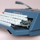 Blue Antares LISA 85 typewriter - 1960