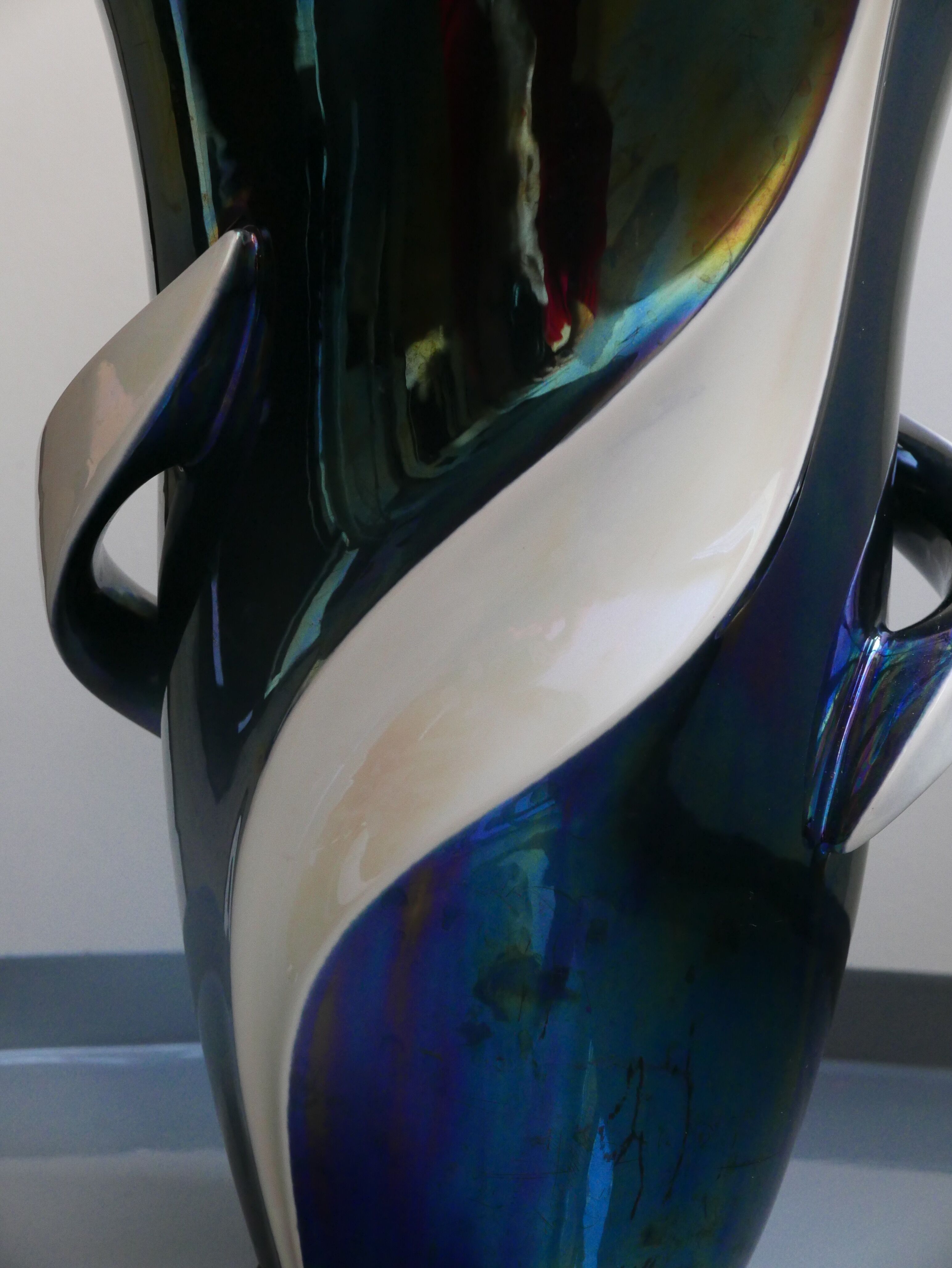 French ceramic vase 1950s