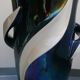 French ceramic vase 1950s