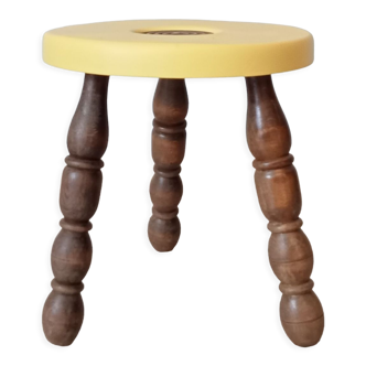 Vintage tripod stool 50s/60s
