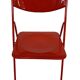 Vintage TED Folding Chair Design by Niels Gammelgaard 1980s Ikea in Red