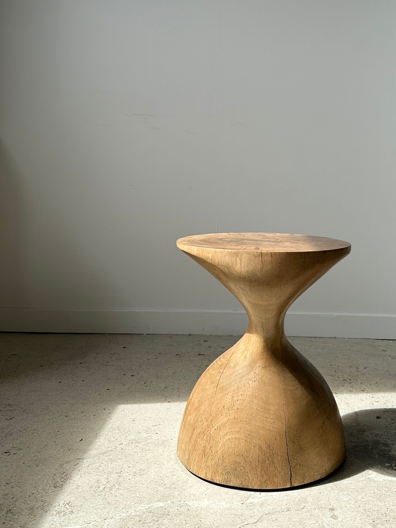 Solid wood sofa end