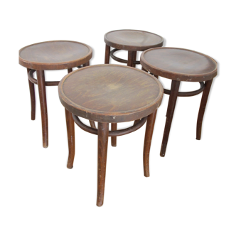 Lot of 4 bistro stools