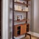 Teak shelving unit, Vintage Scandinavian 1960s