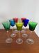 Verres à vin colorés en cristal Saint Louis