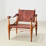 Unique Safari Chair by Architect Enrico Hartsuyker Netherlands 1960s