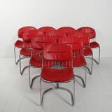 Ten 1970s chairs attributed to Gastone Rinaldi