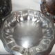 Lot de 4 plats ronds creux en inox