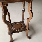 Wooden and marble selette