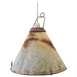 Metal lamp, industrial style, 50's