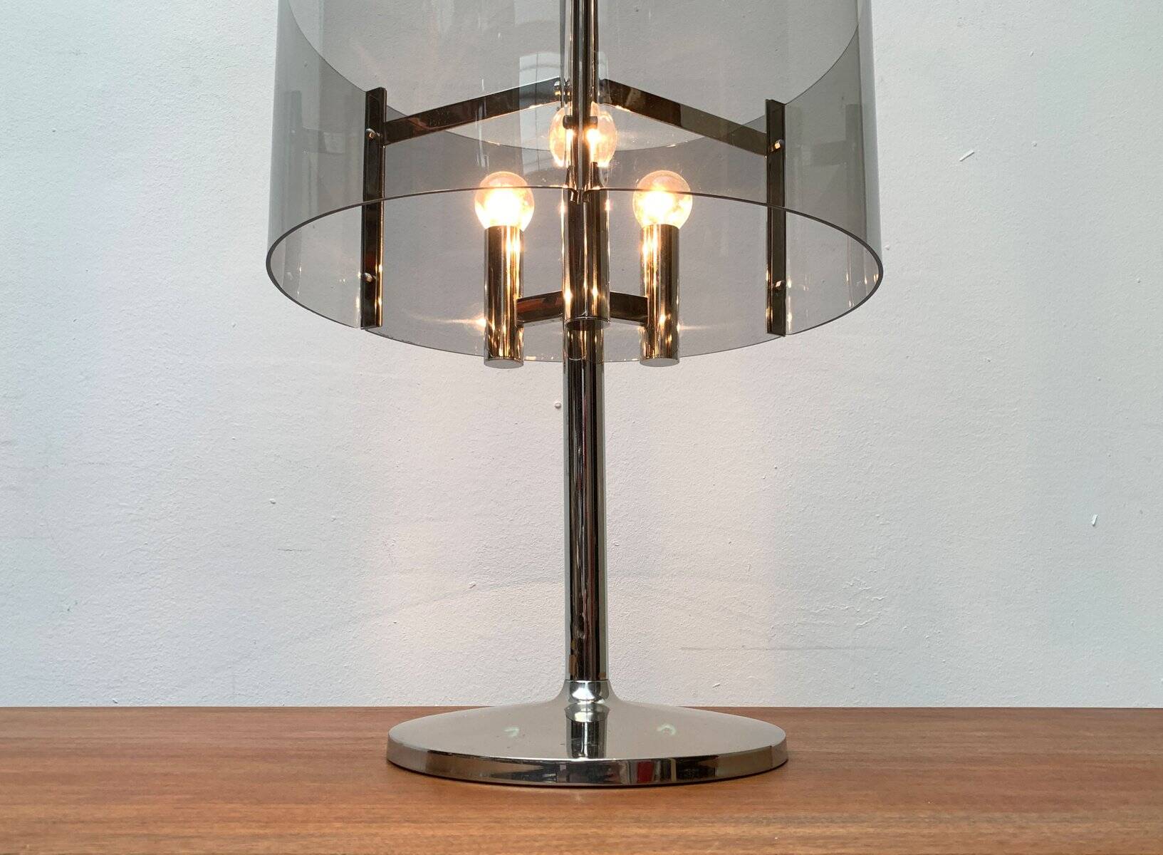 Lampes de table Space Age du milieu du siècle, années 1970, lot de 2
