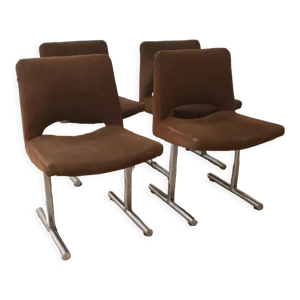 Lot de 4 chaises design - georges frydman