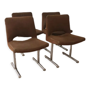 lot de 4 chaises design