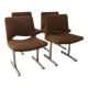Set of 4 design chairs years 70 Georges Frydman vintage