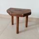 Tabouret tripode vintage de vacher