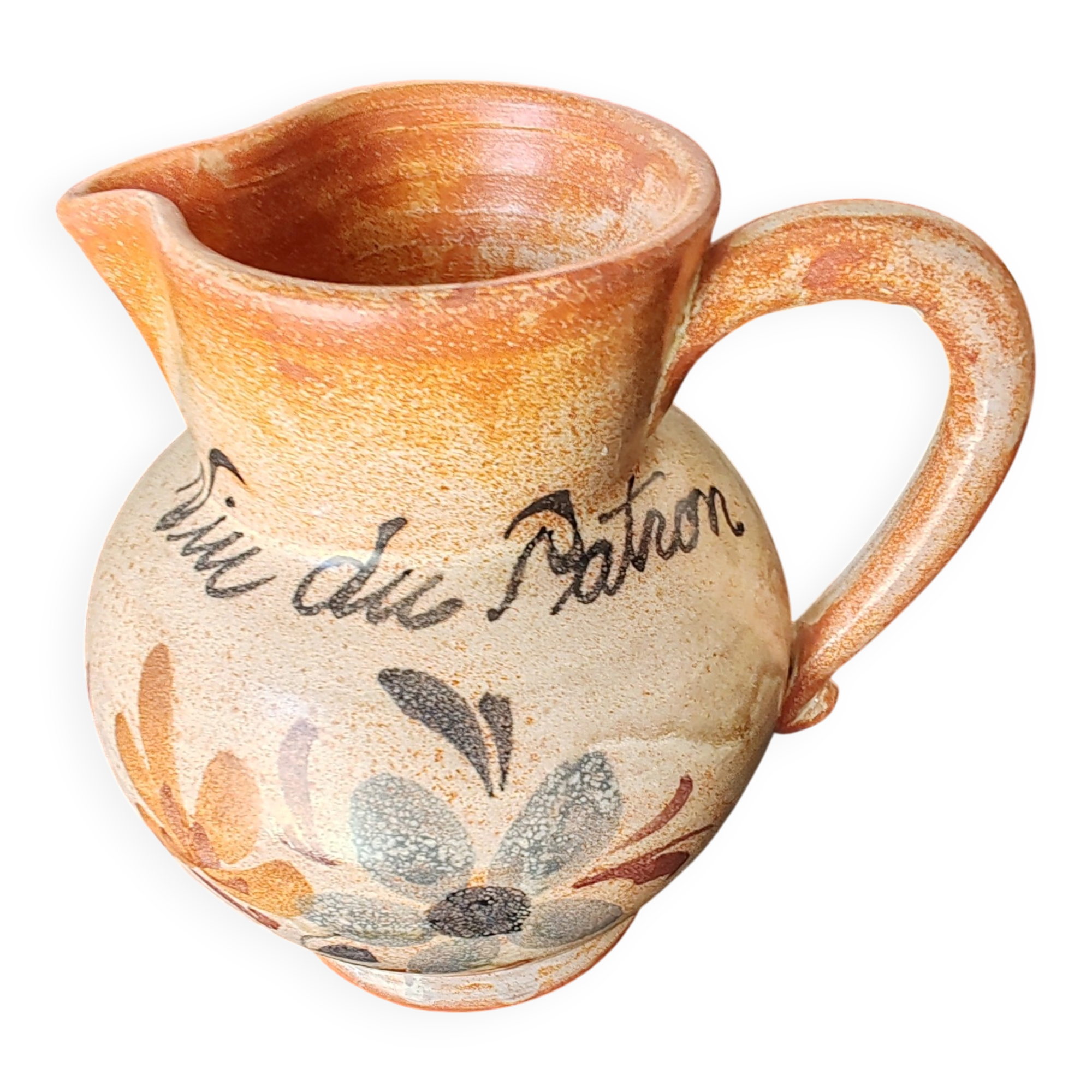 Pichet en grès vin du patron
